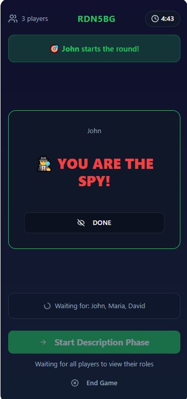 Spy Reveal